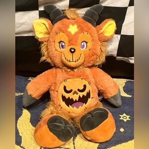 Snughouls Pumpkin Beelzebear Collectable jumbo Plush goth / whimsigoth Halloween